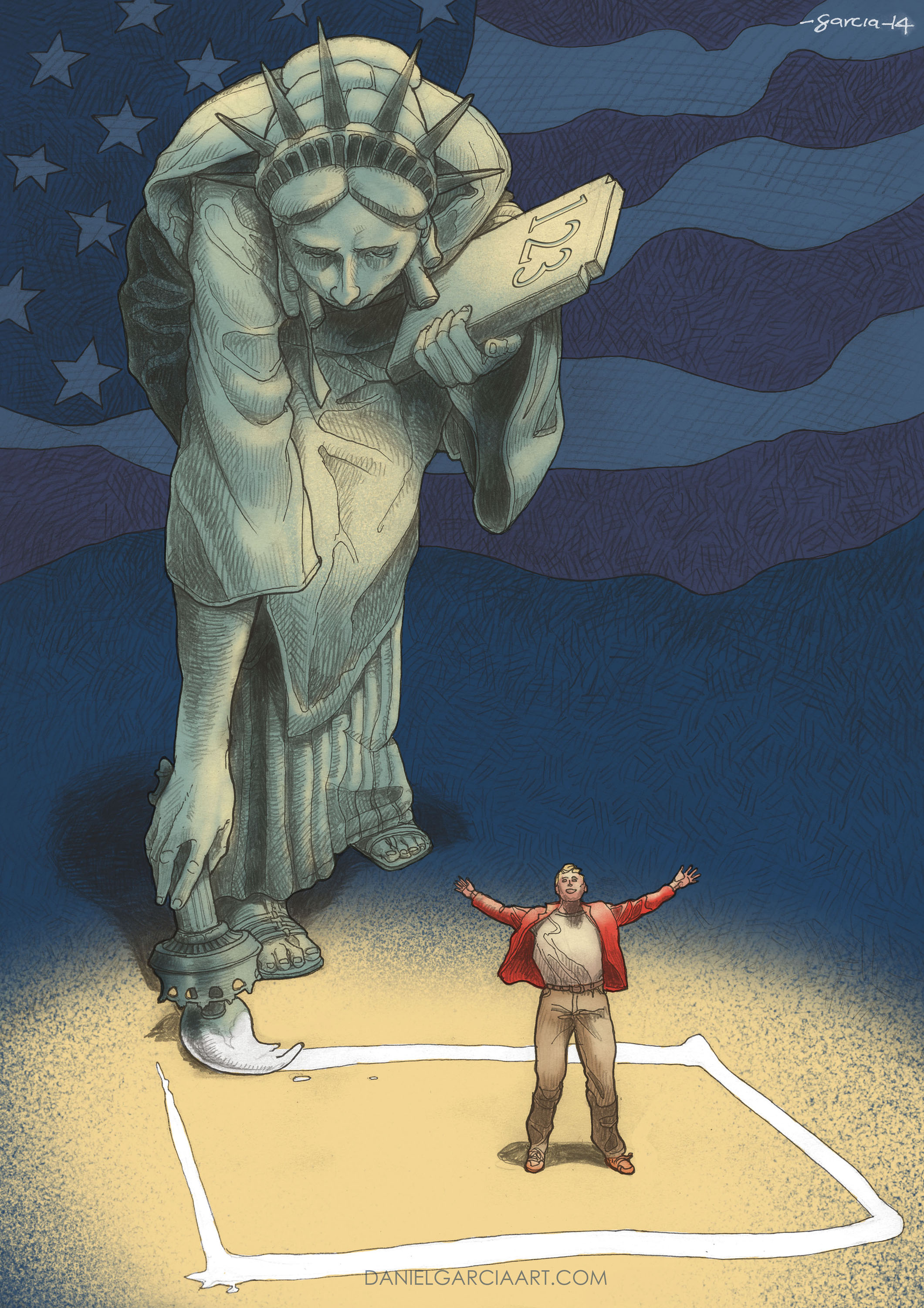 Freedom In America Daniel Garcia Art