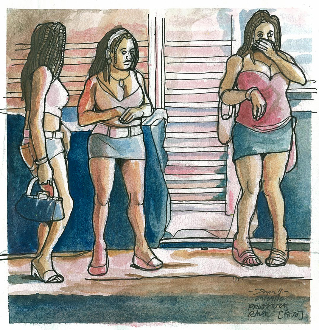 Daniel Garcia Art Illustration Prostitutas Prostitucion Prostitution Barcelona