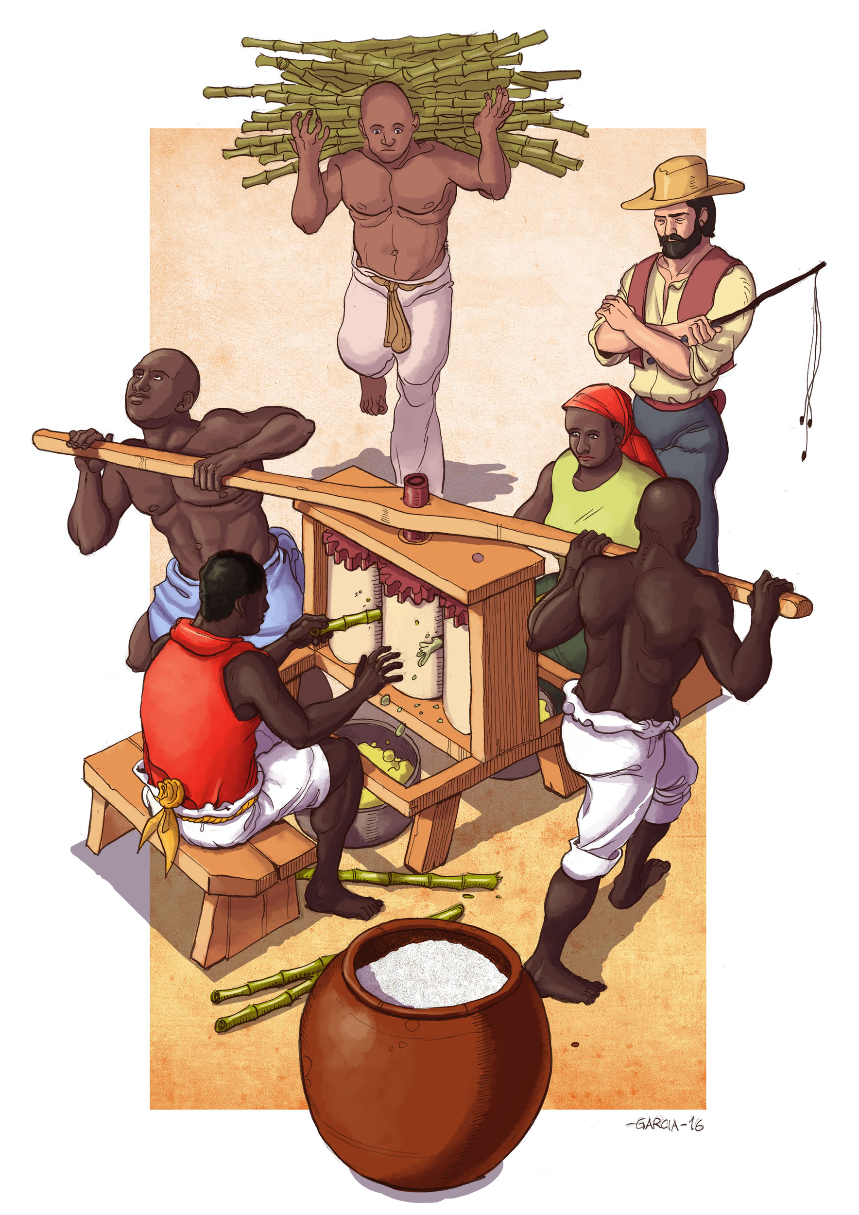 Daniel Garcia Art Illustration Escravatura Brasil Slavery Brazil Teste Asa Leya