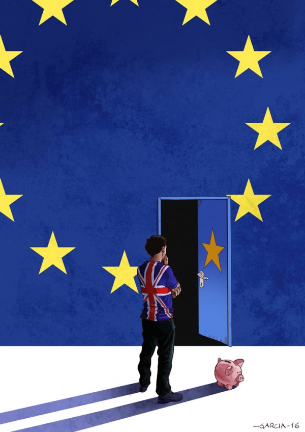 Daniel Garcia Art Editorial Conceptual Illustration Brexit UK United Kingdom Economy ICAS CA accountant magazine 1